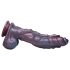 Kreatuursed Korgid Hydra - silikoonist dildo - 27cm (lilla)