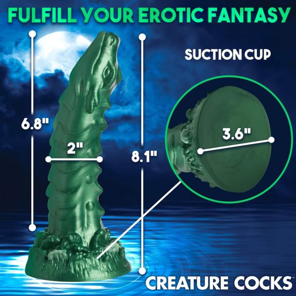 Creature Cocks Cockness Monster - silikoon dildos - roheline