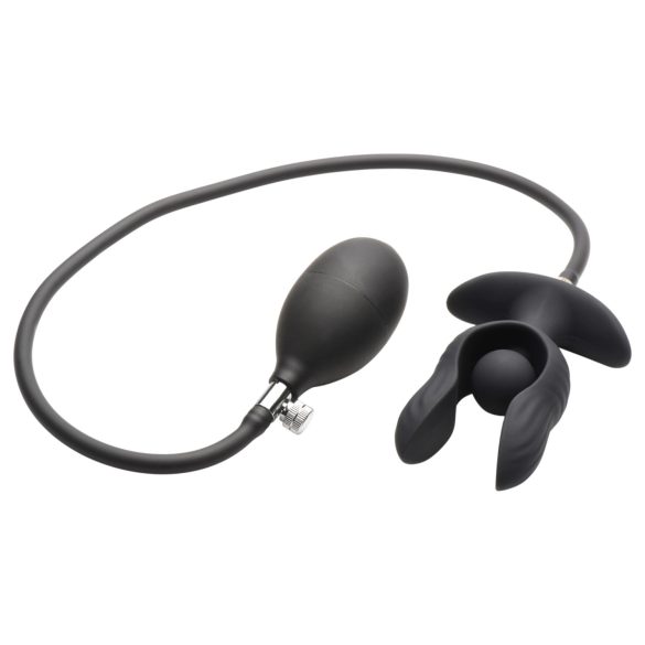 XR Brands - täispumbatav vibreeriv anaalplugg - must