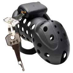 Master Series Lock Down - ventileeritav peenisekate (must)