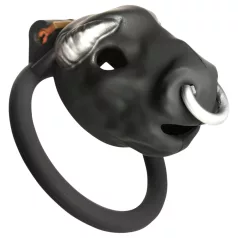 Master Series Bull - pullipeaga peenisekuur (must)