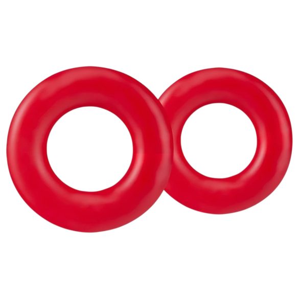 Stay Hard - peenisekummide komplekt - punane