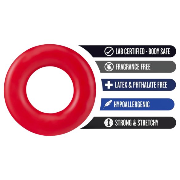 Stay Hard - peenisekummide komplekt - punane