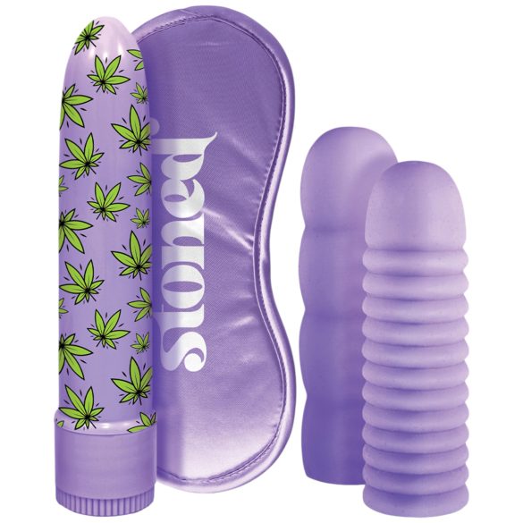 Stoner Bonga Bunga - 4-osaline lillat värvi vibraatorikomplekt