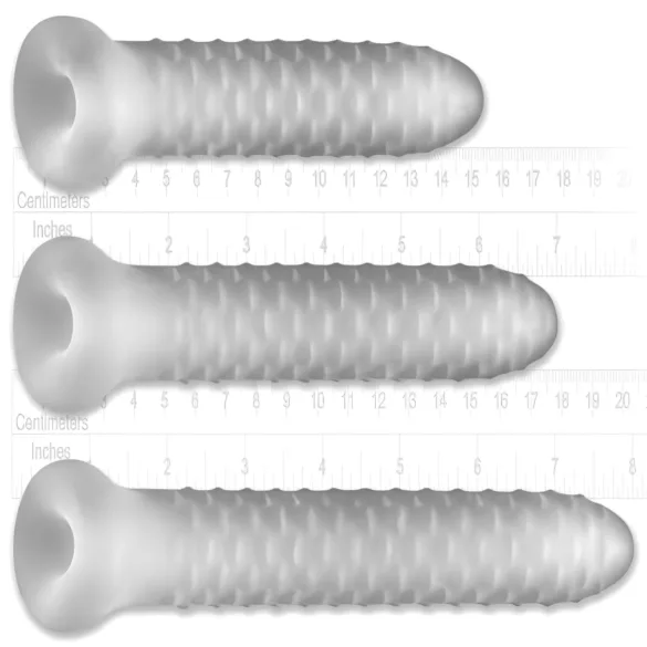 Perfect Fit - Fat Boy Checker Box - peenisekate (19 cm, valge)