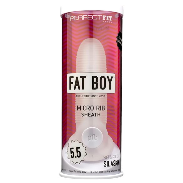 Fat Boy Mikro-Ribiline varrukate - valge (15cm)
