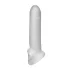 Perfect Fit - Fat Boy Micro Ribbed - peenisekate (17 cm, valge)