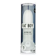   Perfect Fit - Fat Boy Original Ultra Fat - peenisekate (19 cm, valge)