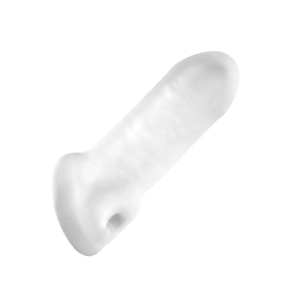 Fat Boy Original Ultra Fat - penis sheath (15cm) - milk white