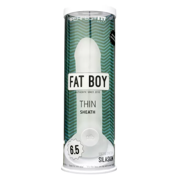 Perfect Fit - Fat Boy Thin - peenisehülss (17 cm, valge)