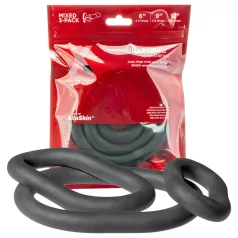   Perfect Fit Ultra Wrap - paksu peeniserõngaste komplekt - must (3 tk)