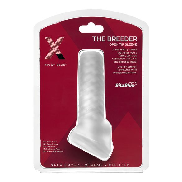 Perfect Fit Breeder - avatud peenisemansett (valge)