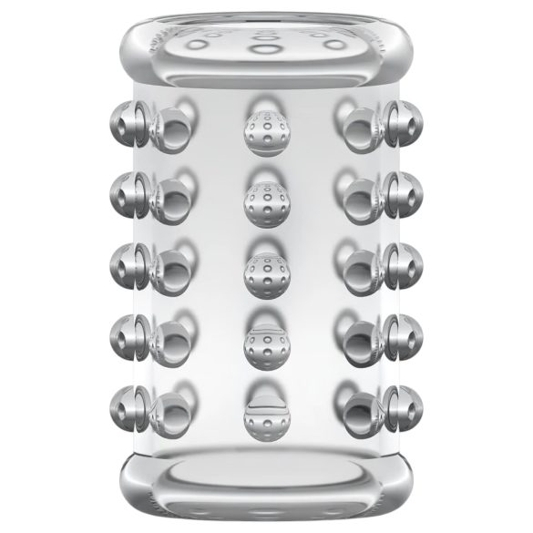 Stay Hard - täppidega peenisemansett - läbipaistev