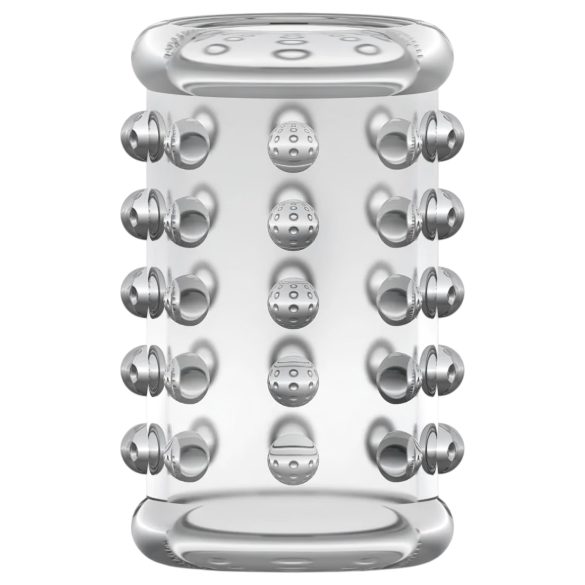 Stay Hard - täppidega peenisemansett - läbipaistev