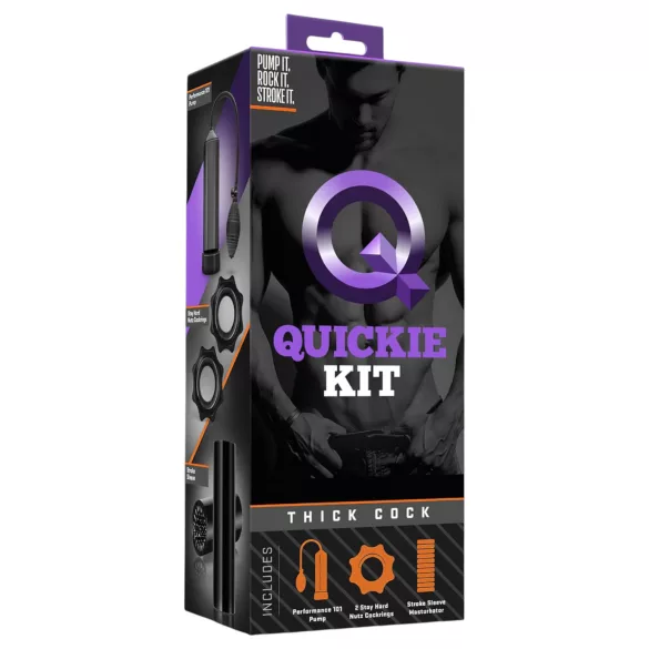 Quickie Kit - peenispumba komplekt - lai - 4-osaline