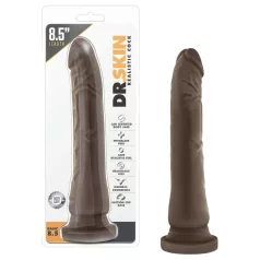 Dr. Skin 8,5 - iminapaga elutruu dildo (pruun, 20,5 cm)