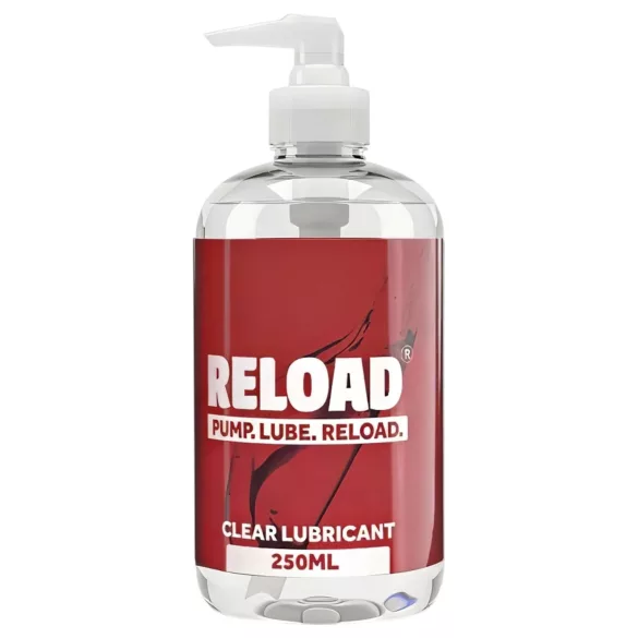 Reload - läbipaistev veepõhine libesti pump-pudelis (250 ml)
