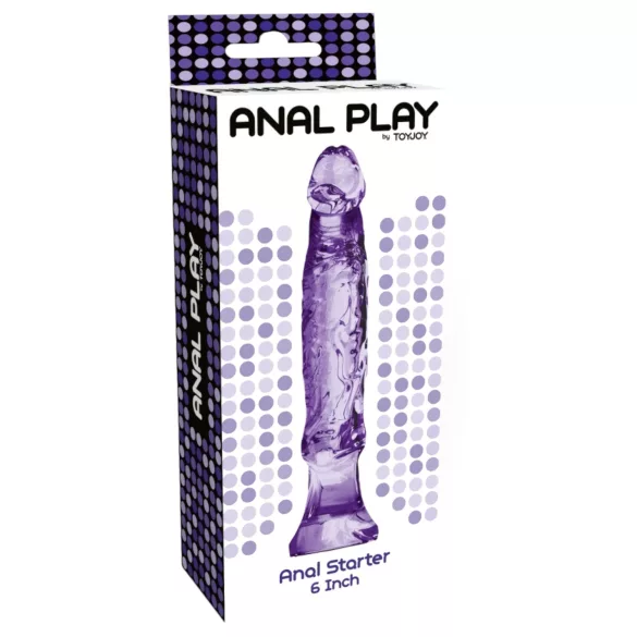 Toyjoy - anaaldildo algajatele - realistlik - 16 cm - lilla