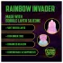Ouch! Rainbow Invader - silikoon fantaasiadildo (vikerkaar)