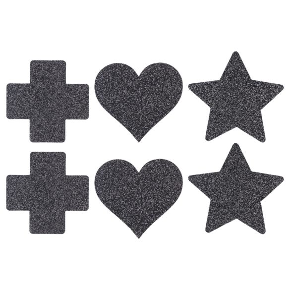 Le Désir - nibukleepsude komplekt - 3 paari - must