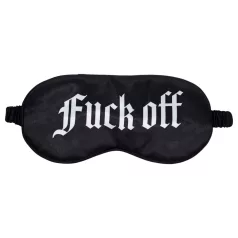 Ouch! - “Fuck Off” kirjaga satiinist silmamask (must)