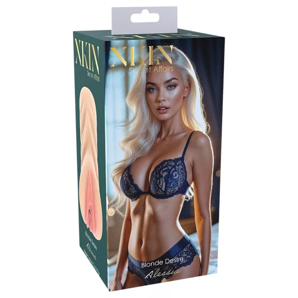 XKIN Desire Alessia - elutruudne kunstvagiina masturbaator (naturaalne)