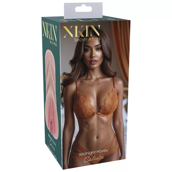 XKIN Honey Celeste - elutruut kunstvagiina masturbaator (naturaalne)