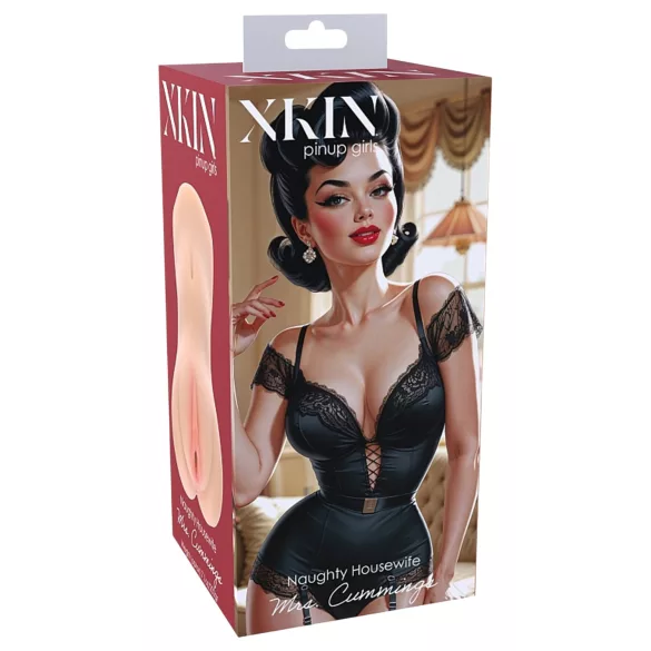 XKIN MRS Cummings - elutruudne kunsttupevibraator (naturaalne)