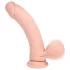 RealRock - topelttihedusega realistlik vibraator (kehat värvi) - 15 cm