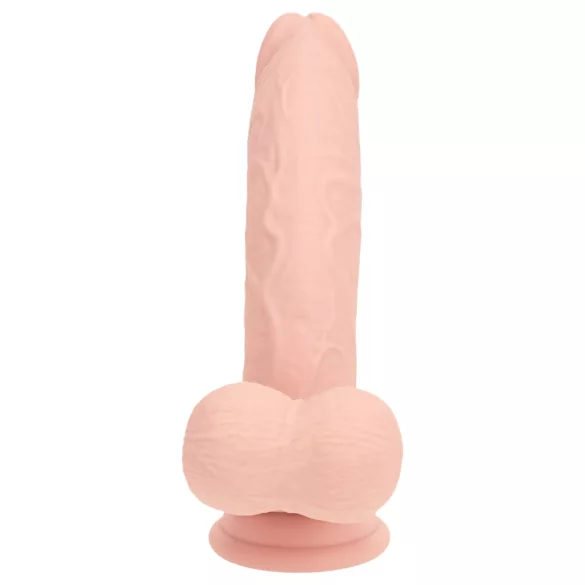 RealRock - topelttihedusega realistlik vibraator (kehat värvi) - 15 cm