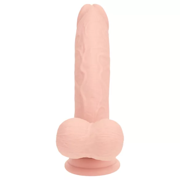 RealRock - topelttihedusega naturaalne vibraator (nahavärvi) - 18 cm
