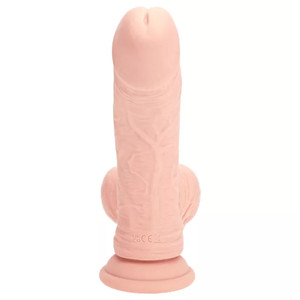 RealRock - topelttihedusega naturaalne vibraator (ihukarva) - 20 cm