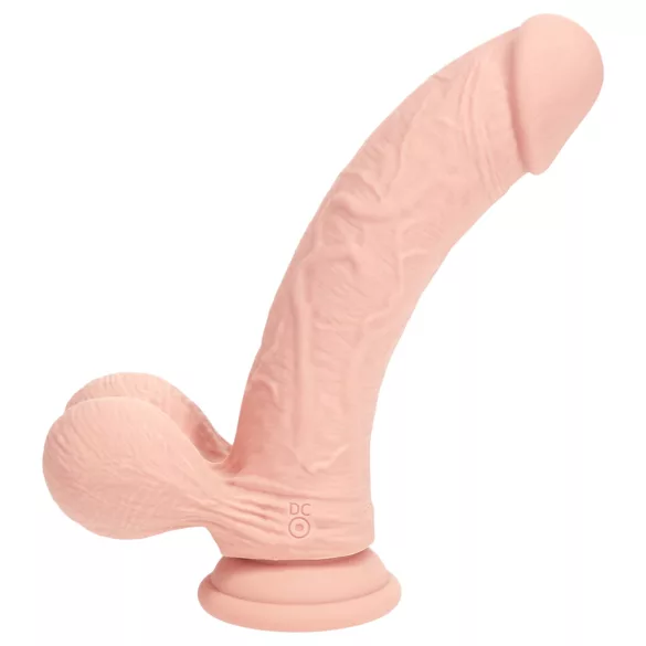 RealRock - topelttihedusega naturaalne vibraator (ihukarva) - 20 cm