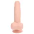 RealRock - topelttihedusega naturaalne vibraator (ihukarva) - 20 cm