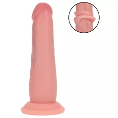 RealRock - topelttihe realistlik dildo (naha toon) - 15,5 cm