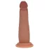 RealRock - topelttihedusega naturaalne dildo (päevitunud) - 15,5 cm