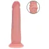 RealRock - topelttihe realistlik dildo (nahatooni) - 18,5 cm