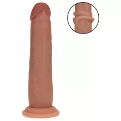   RealRock - topelttihedusega elutruu dildomassaaž (päevitunud) - 18,5 cm