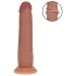 RealRock - topelttihedusega elutruu dildomassaaž (päevitunud) - 18,5 cm