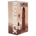 RealRock - topelttihedusega realistlik dildo (pruun) - 20,5 cm