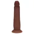 RealRock - topelttihedusega realistlik dildo (pruun) - 20,5 cm