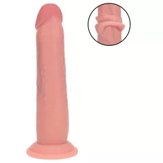   RealRock - kahekordse tihedusega realistlik dildo (kehavärvi) - 20,5 cm