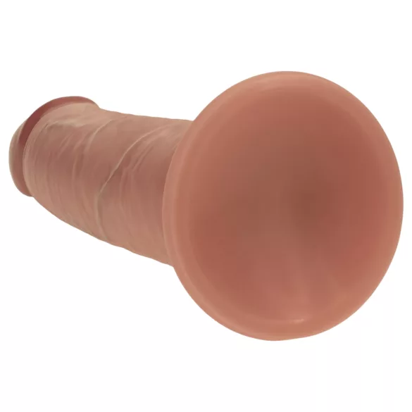 RealRock - topelttihe realistlik dildo (päevitunud) - 20,5 cm