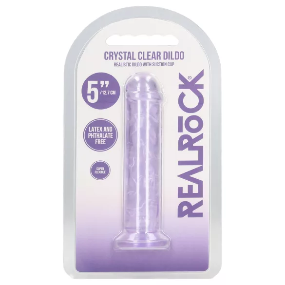 RealRock - elutruu dildo iminapaga (lilla) - 12,7 cm