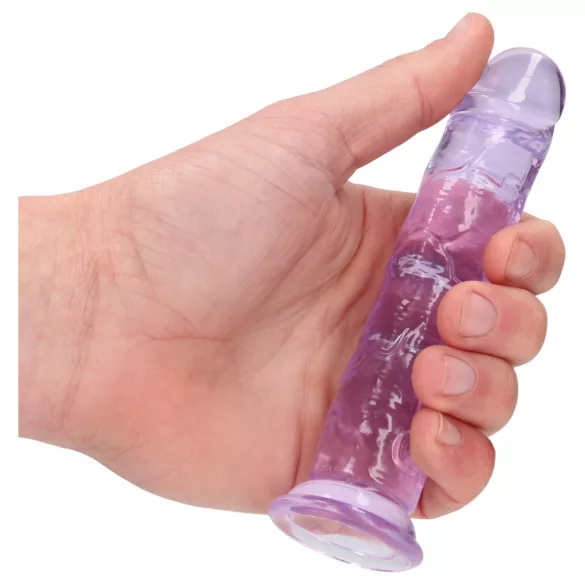 RealRock - elutruu dildo iminapaga (lilla) - 12,7 cm