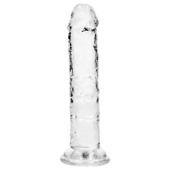 RealRock - elutru dildot iminapaga (läbipaistev) - 12,7 cm