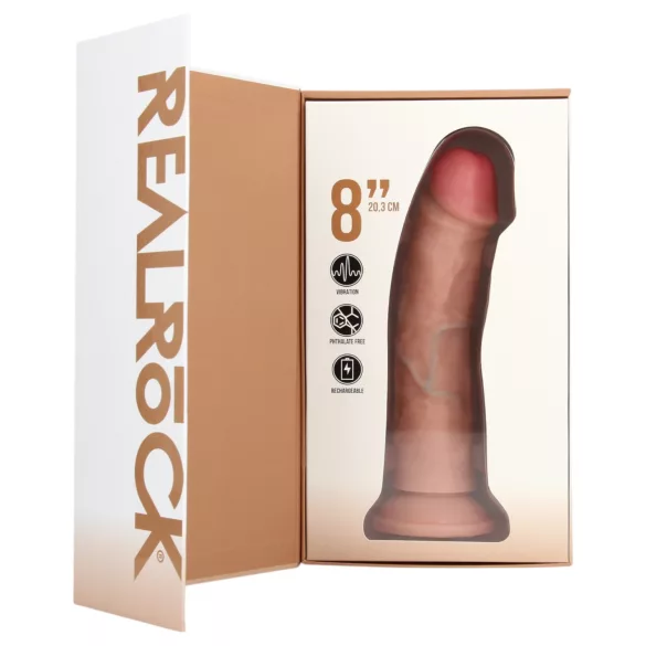 RealRock - vibraator iminapaga - naturaalne - 20,5cm
