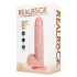 RealRock - pöörlev vibraator - naturaalne - 20,5 cm