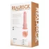 RealRock - pöörlev vibraator - naturaalne - 20,5 cm