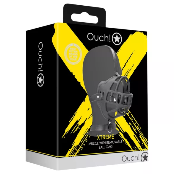 Ouch! - suukorv koos sisseehitatud suupulgaga - must